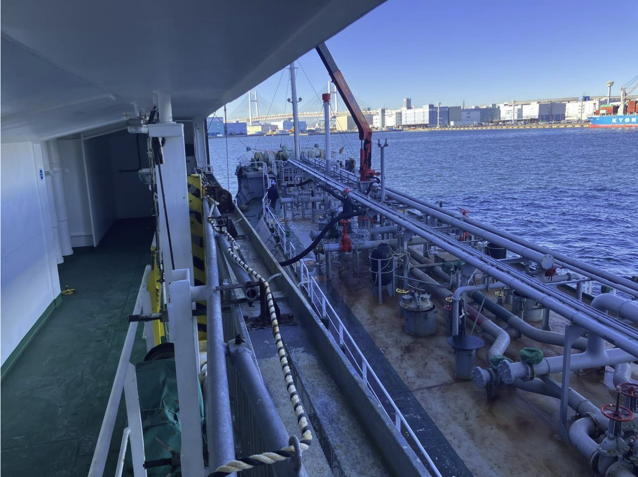 “K” Line-operated vessel receives bio bunker fuel for first time in Japan 
